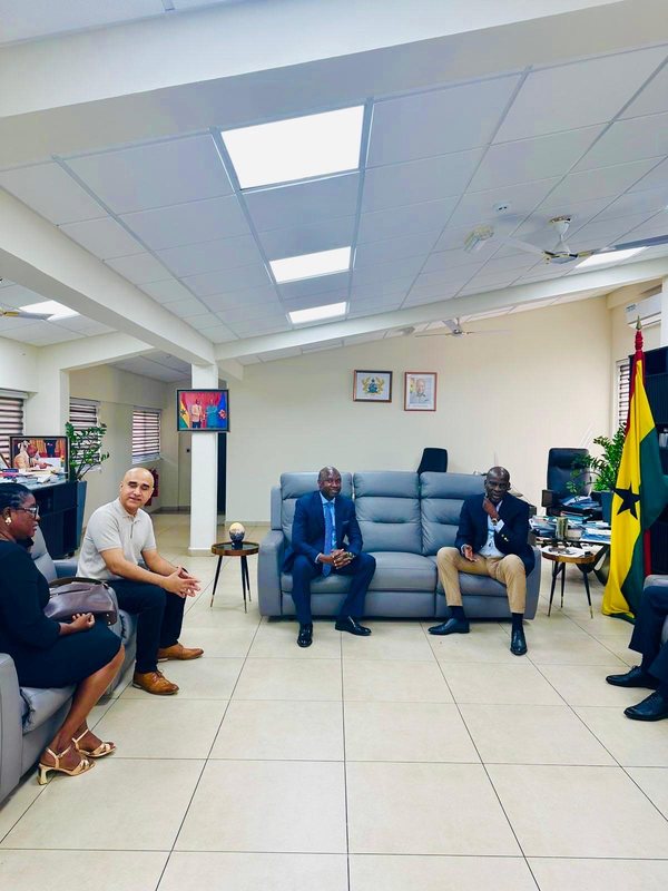 Sanitopia with Ghana's Minister for Education in Accra