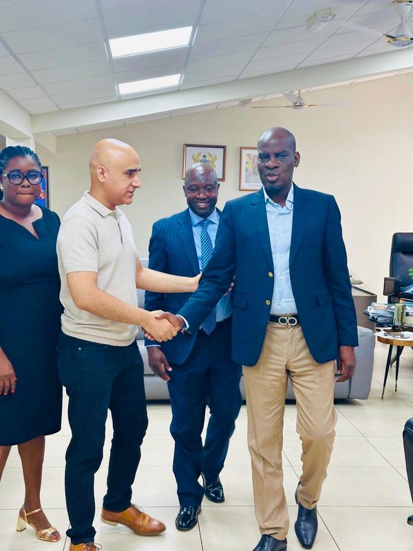 Sanitopia with Ghana's Minister for Education in Accra