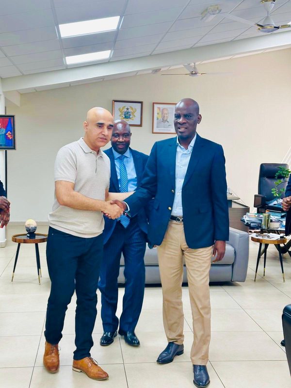 Sanitopia with Ghana's Minister for Education in Accra