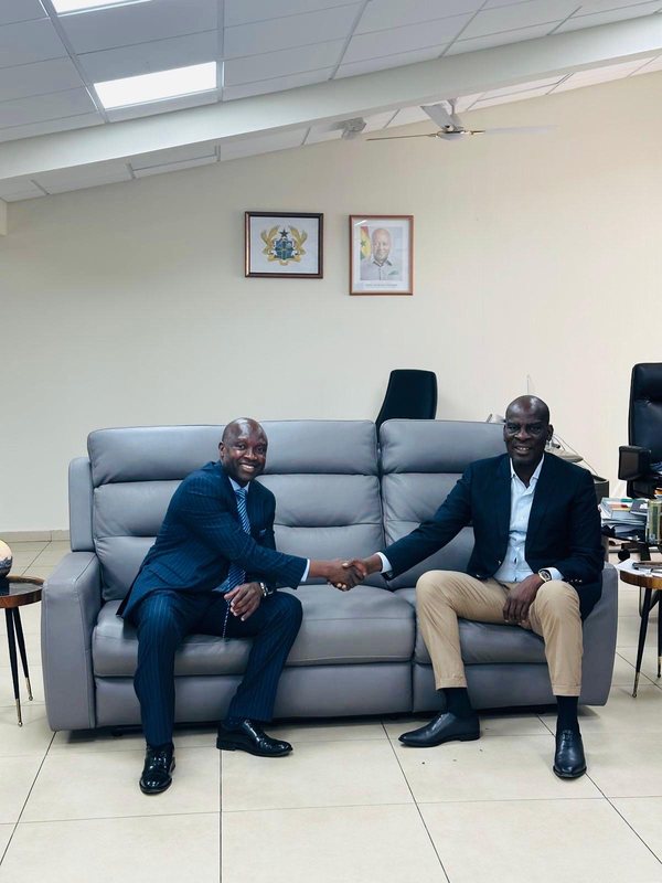 Sanitopia with Ghana's Minister for Education in Accra