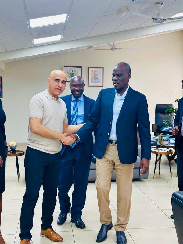Sanitopia with Ghana's Minister for Education in Accra