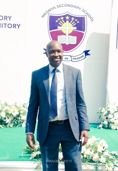 Commissioning of the girls' lavatory facility at Nkonya Senior High School