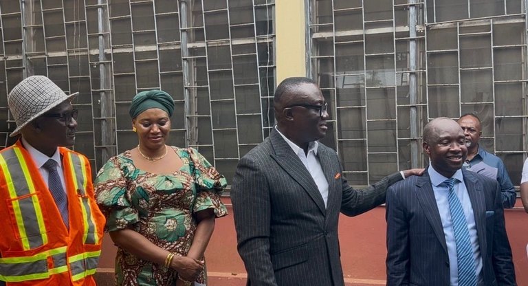 Guests and officials at the commissioning ceremony in Accra