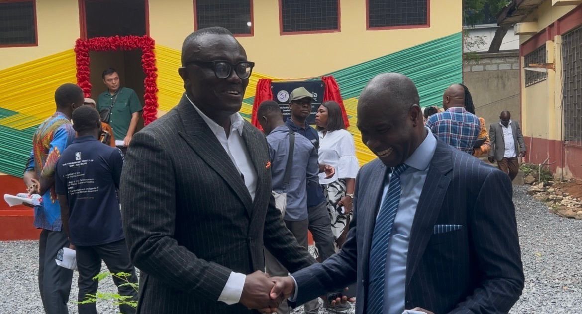 Commissioning of the WASH facility at the George Padmore Research Library, Accra