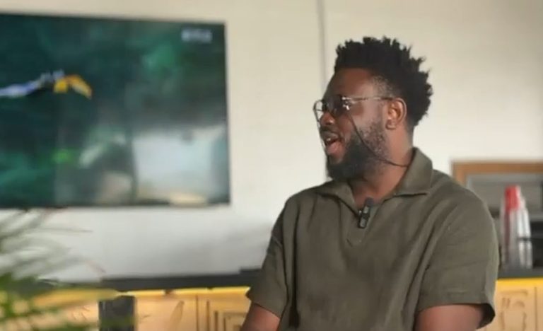 Episode 1 guest speaking on the Sanitopia Podcast in Kumasi