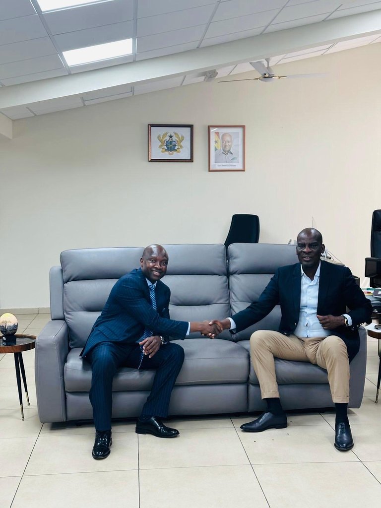 Discussions at the Ministry of Education, Accra