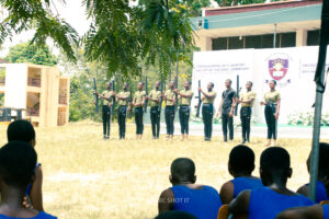 Commissioning of the girls' lavatory facility at Nkonya Senior High School