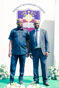 Commissioning of the girls' lavatory facility at Nkonya Senior High School