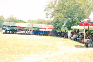 Commissioning of the girls' lavatory facility at Nkonya Senior High School