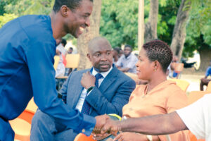 Commissioning of the girls' lavatory facility at Nkonya Senior High School