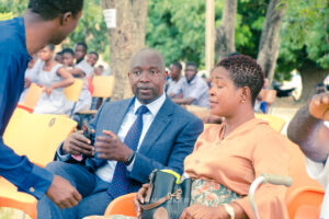 Commissioning of the girls' lavatory facility at Nkonya Senior High School