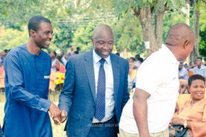 Commissioning of the girls' lavatory facility at Nkonya Senior High School