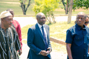 Commissioning of the girls' lavatory facility at Nkonya Senior High School