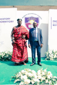Commissioning of the girls' lavatory facility at Nkonya Senior High School