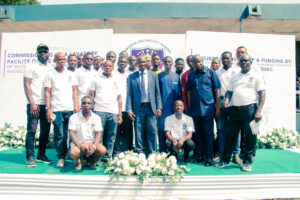 Commissioning of the girls' lavatory facility at Nkonya Senior High School