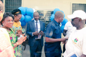 Commissioning of the girls' lavatory facility at Nkonya Senior High School