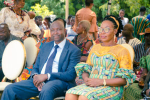 Commissioning of the girls' lavatory facility at Nkonya Senior High School