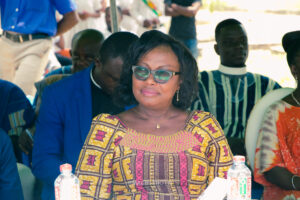 Commissioning of the girls' lavatory facility at Nkonya Senior High School
