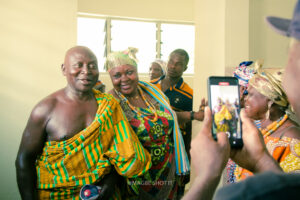 Commissioning of the girls' lavatory facility at Nkonya Senior High School