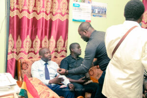 Commissioning of the girls' lavatory facility at Nkonya Senior High School