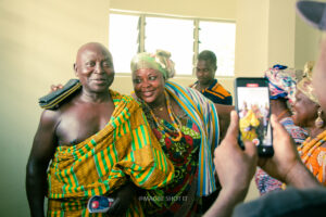 Commissioning of the girls' lavatory facility at Nkonya Senior High School