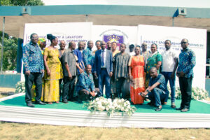 Commissioning of the girls' lavatory facility at Nkonya Senior High School