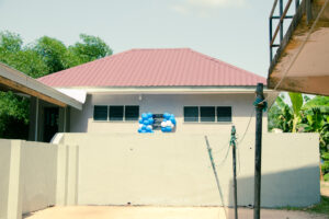 Commissioning of the girls' lavatory facility at Nkonya Senior High School