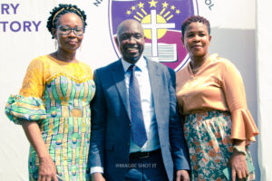 Commissioning of the girls' lavatory facility at Nkonya Senior High School