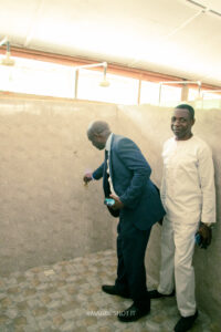 Commissioning of the girls' lavatory facility at Nkonya Senior High School