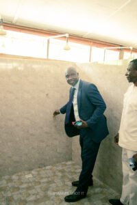 Commissioning of the girls' lavatory facility at Nkonya Senior High School