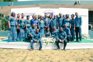Commissioning of the girls' lavatory facility at Nkonya Senior High School