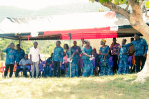 Commissioning of the girls' lavatory facility at Nkonya Senior High School