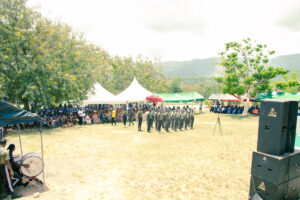 Commissioning of the girls' lavatory facility at Nkonya Senior High School