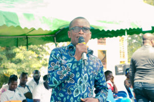Commissioning of the girls' lavatory facility at Nkonya Senior High School