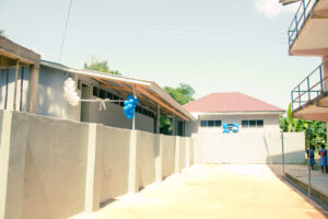 Commissioning of the girls' lavatory facility at Nkonya Senior High School