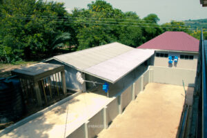 Commissioning of the girls' lavatory facility at Nkonya Senior High School