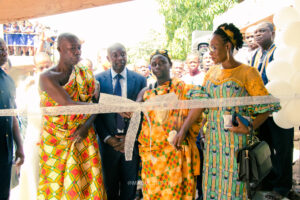Commissioning of the girls' lavatory facility at Nkonya Senior High School