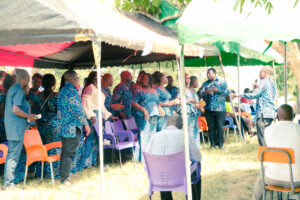 Commissioning of the girls' lavatory facility at Nkonya Senior High School