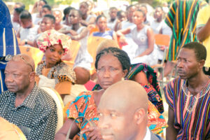 Commissioning of the girls' lavatory facility at Nkonya Senior High School