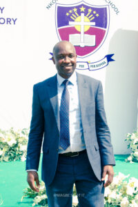 Commissioning of the girls' lavatory facility at Nkonya Senior High School