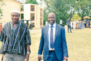 Commissioning of the girls' lavatory facility at Nkonya Senior High School