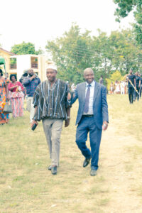 Commissioning of the girls' lavatory facility at Nkonya Senior High School