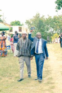 Commissioning of the girls' lavatory facility at Nkonya Senior High School