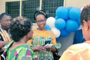 Commissioning of the girls' lavatory facility at Nkonya Senior High School