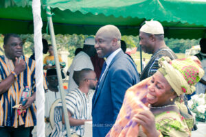 Commissioning of the girls' lavatory facility at Nkonya Senior High School