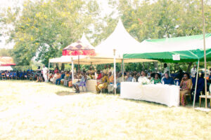 Commissioning of the girls' lavatory facility at Nkonya Senior High School